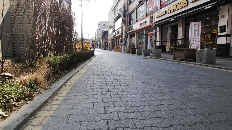부천대 대학로 시공 사진
