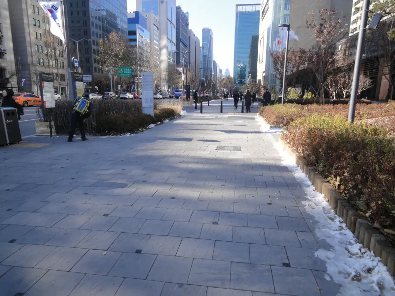 영동대로(삼성동 현대백화점 앞)