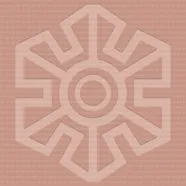 문양블록 문양-오렌지